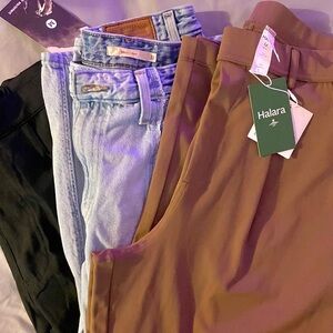 HALARA + LEVIS Size Medium Jeans and Trouser Bundle